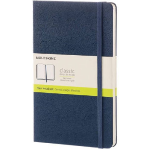 Rokovnik Moleskine Saphire blue tvrd povez čist list PKT