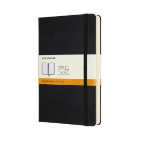 Rokovnik Moleskine expanded black tvrd povez linije LG
