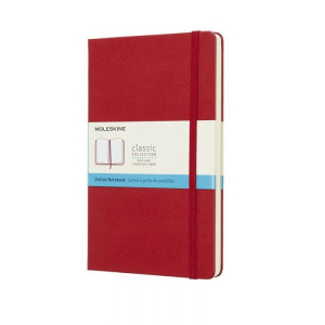 Rokovnik Moleskine Scarlet red tvrd povez tačkice LG