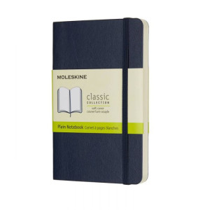 Rokovnik Moleskine Sapphire blue mek povez čist list PKT