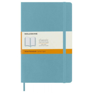 Rokovnik Moleskine Reef blue mek povez linije čist list LG