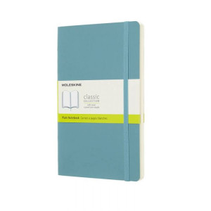 Rokovnik Moleskine Reef blue mek povez čist list LG