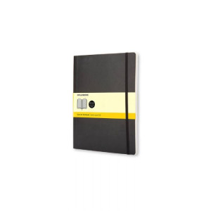 Rokovnik Moleskine Black mek povez XL kocke