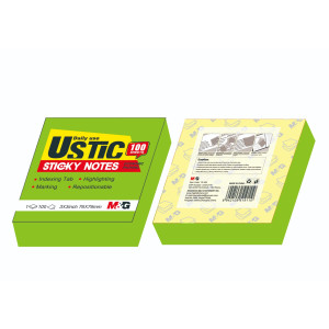 Samolepljivi blok MG Zeleni 75x75 100l