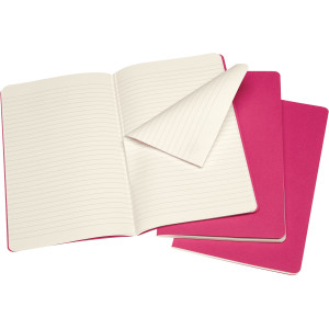 Rokovnik Moleskine Cahier Kinetic Pink LG linije