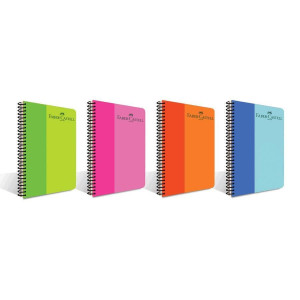 Sveska Faber-Castell bicolor A4 80 listova karo