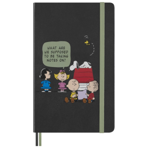 Rokovnik Moleskine x Peanuts  Limited Edition Group large Black