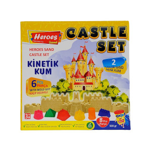 Set kinetički pesak i kalupi Heroes Castle 500 gr
