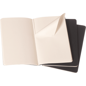 Rokovnik Moleskine Cahier Black LG linije
