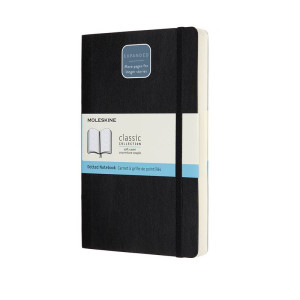 Rokovnik Moleskine expanded black mek povez tačkice LG