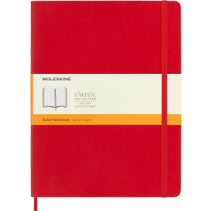 Rokovnik Moleskine Scarlet red mek povez XL linije