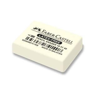 Gumica Faber-Castell natural bela srednja