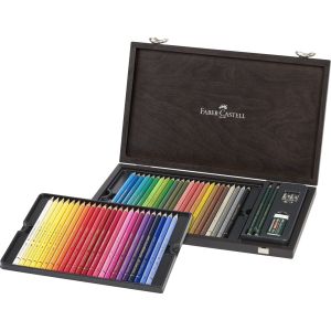Drvene bojice Faber-Castell Polychromos 1/48 drvena kutija