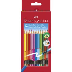 Drvene bojice sa gumicom Faber-Castell 1/12