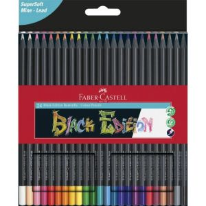 Drvene bojice Black edition Faber-Castell 1/24