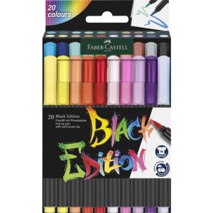 Flomasteri Black edition Faber-Castell 1/20