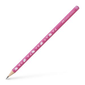 Grafitna olovka Sparkle Faber-Castell Grip pearl grey HB