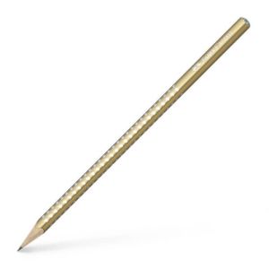 Grafitna olovka Grip Sparkle Faber-Castell pearl gold HB