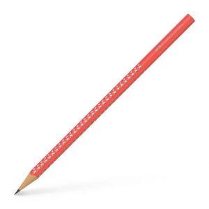 Grafitna olovka Faber-Castell Grip Sparkle coral HB