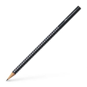 Grafitna olovka Faber-Castell Grip Sparkle crna HB