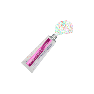 Gliter gel u tubi Faber-Castell Rainbow 2 x 12 ml