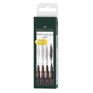 Pitt art pen Faber-Castell 1/4 sepia