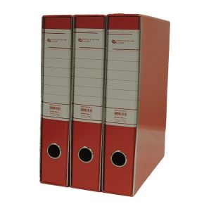 Registrator Biro Line plastificirani uski crveni