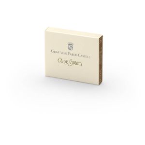 Patroni za naliv pero Graf von Faber-Castell Olive green permanent 1/6