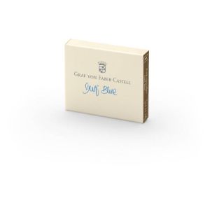 Patroni za naliv pero Graf von Faber-Castell Gulf blue permanent 1/6