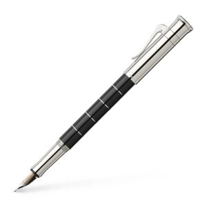 Naliv pero Graf von Faber-Castell Classic Anello black sa ispisom F