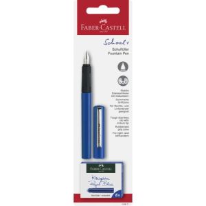Naliv pero i patroni Faber-Castell u poliblister pakovanju plava
