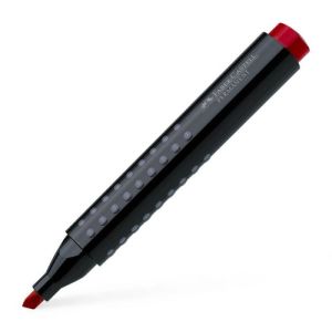 Marker Faber-Castell Grip permanentni crveni kosi vrh