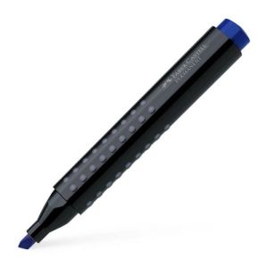 Marker Faber-Castell Grip permanentni plavi kosi vrh