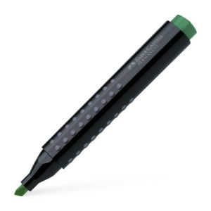 Marker Faber-Castell Grip permanentni zeleni kosi vrh