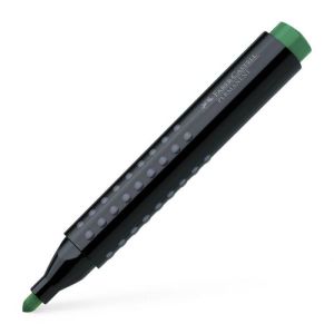 Marker Faber-Castell Grip permanentni zeleni ovalni vrh