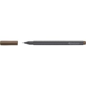 Flomaster lajner Grip Faber-Castell braon