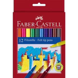 Školski flomasteri Faber-Castell Zebra 1/12