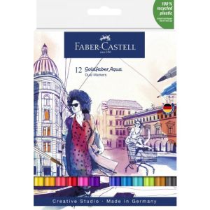 Flomasteri Goldfaber Aqua dual Faber-Castell 1/12