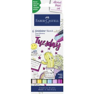 Goldfaber sketch flomaster Faber-Castell Kawaii 1/6