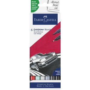 Goldfaber sketch flomaster Faber-Castell Car design 1/6