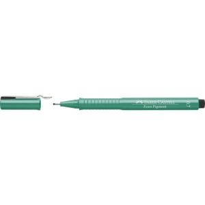 Flomaster ecco-pigment 0.7 Faber-Castell zelena