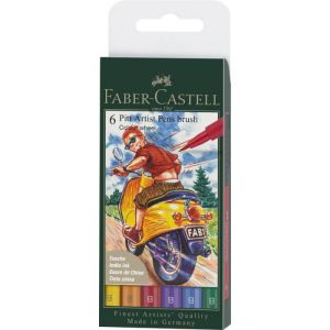Pitt art pen colour Faber-Castell 1/6