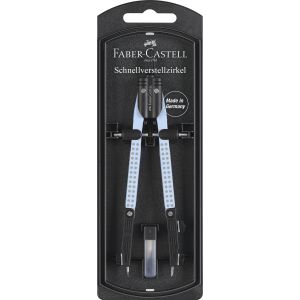 Šestar Quick set peg Grip Faber-Castell sky blue