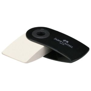 Gumica Sleeve Faber-Castell crna mini