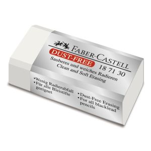 Gumica Dust-free Faber-Castell bela