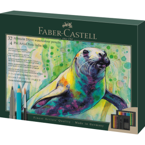 Drvene bojice Albrecht Durer  i Pitt Artist Pen Faber-Castell 1/37