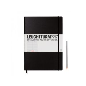 Rokovnik Leuchtturm crni tvrd povez A4+ 233 strane