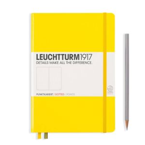Rokovnik Leuchtturm Lemon 249 stranica tvrd povez tačkice A5