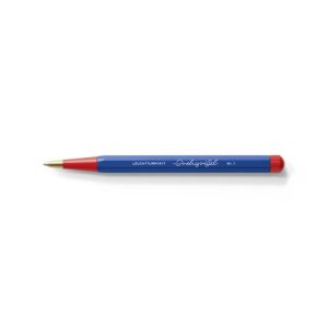 Hemijska olocka Drehgriffel Nr.1 Leuchtturm blue/red sa plavim mastilom