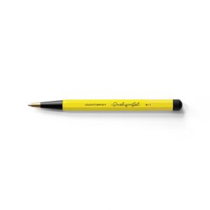 Hemijska olovka Drehgriffel Nr.1 Leuchtturm lemon/black sa plavim mastilom